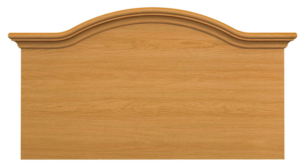 CUSTOM PRE-BORED ARCHED MEDICAL HEADBOARD WITH MOLDING