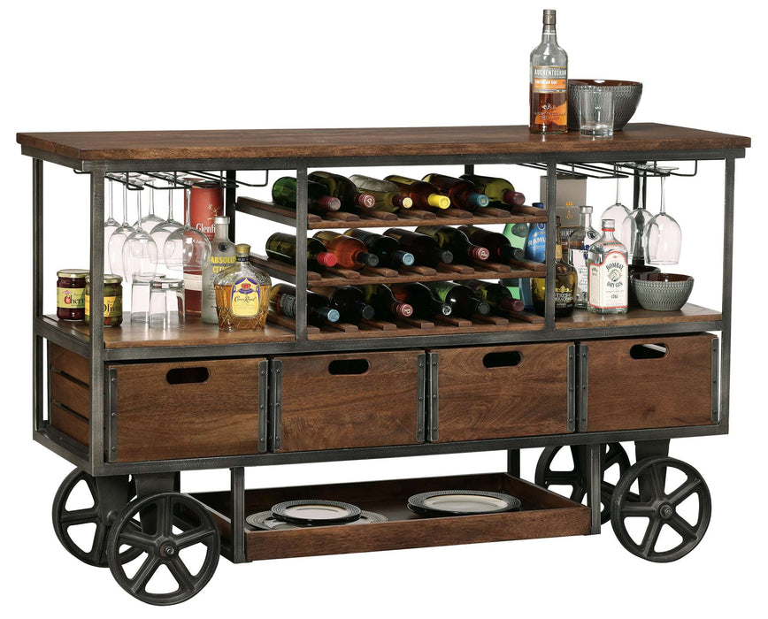 BUDGE WINE AND BAR CART