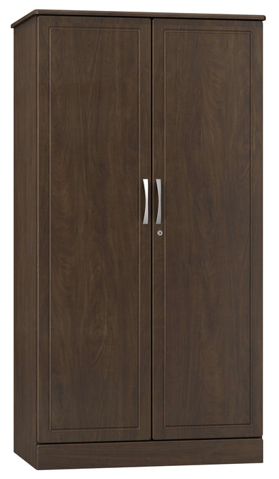 MUSA DIVIDED DOUBLE DOOR WARDROBE LOCKING RIGHT