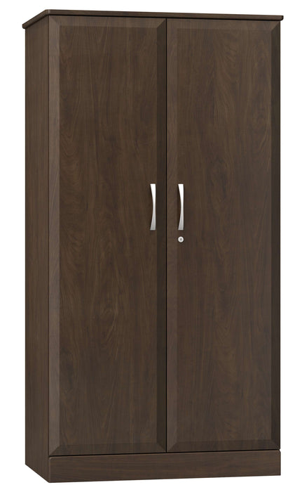 RESA DIVIDED DOUBLE DOOR WARDROBE LOCKING RIGHT