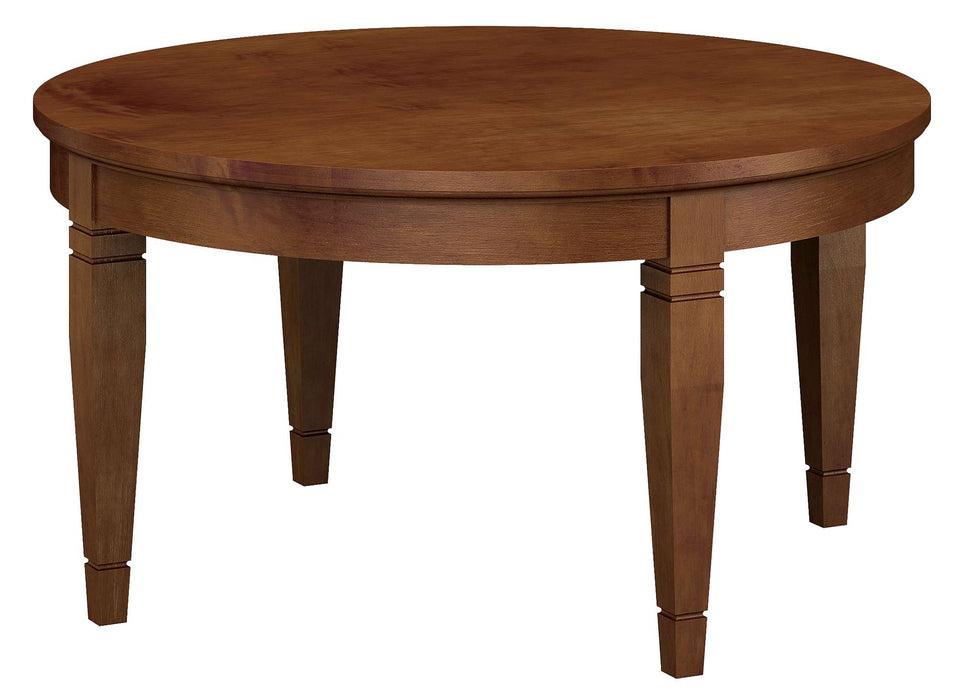 MAINSTREET ROUND COFFEE TABLE (VENEER TOP)