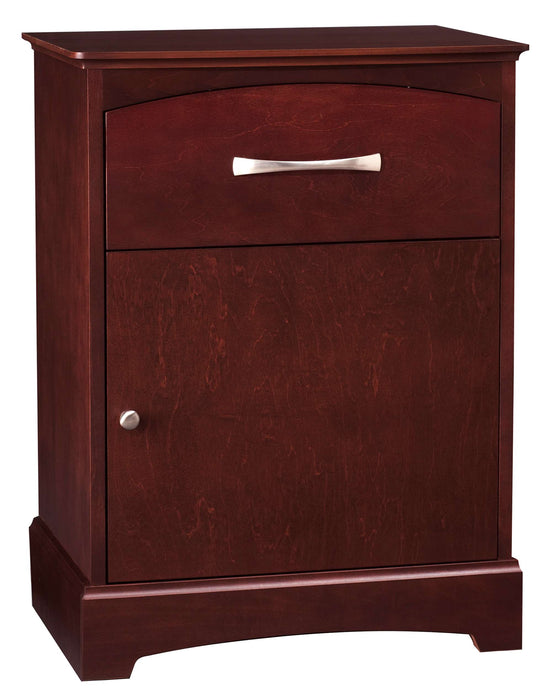 ALCOTT ONE DOOR, ONE DRAWER BEDSIDE CABINET