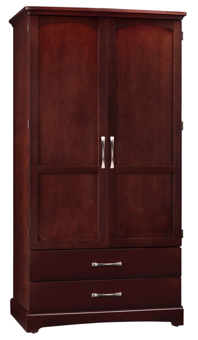 ALCOTT DOUBLE DOOR WARDROBE WITH TWO DRAWERS