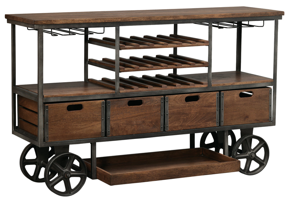 BUDGE WINE AND BAR CART