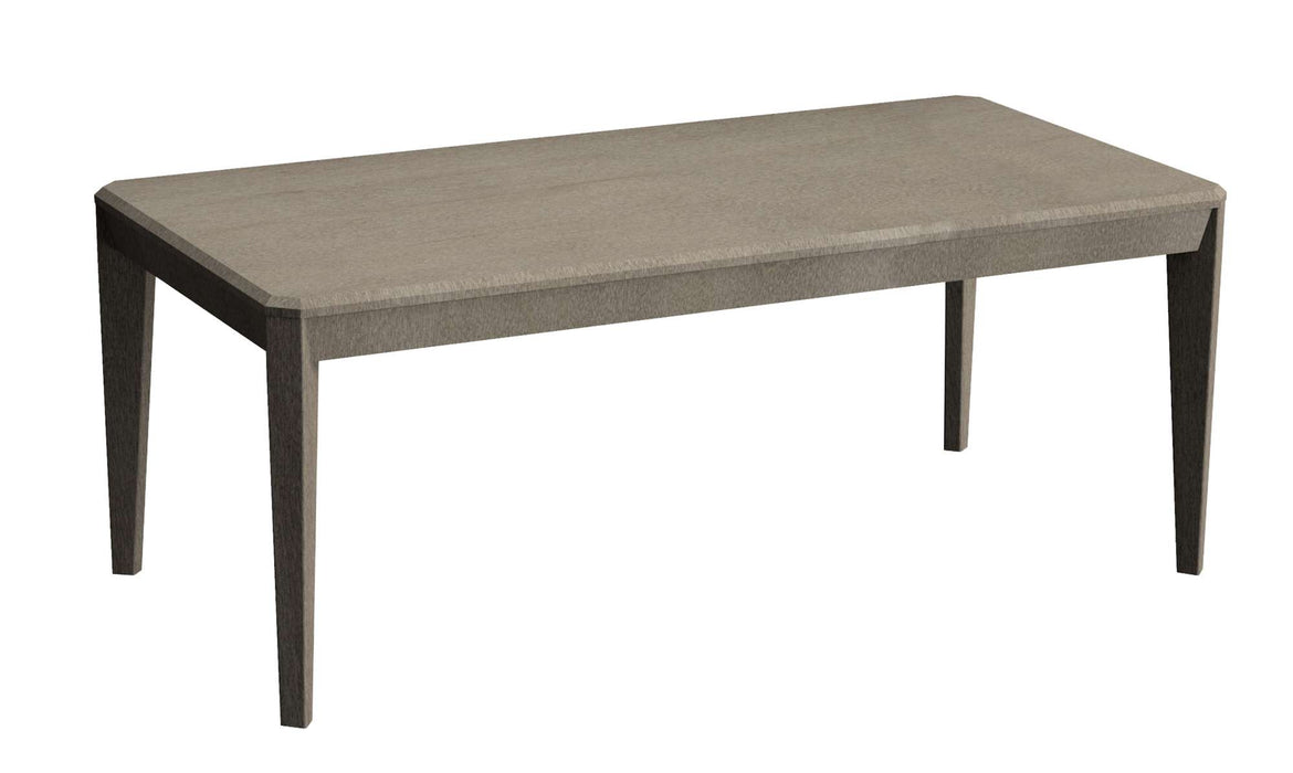 EDGE RECTANGULAR COFFEE TABLE - VENEER TOP