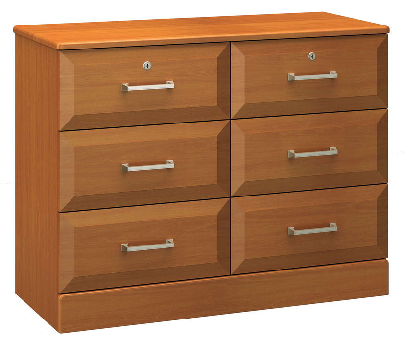 RESA SIX DRAWER CHEST WITH LOCK