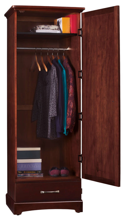 ALCOTT SINGLE DOOR WARDROBE WITH DRAWER