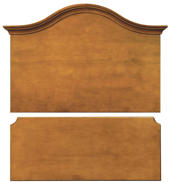 EMERSON CUSTOM PRE-BORED ARCHED MEDICAL HEADBOARD/FOOTBOARD SET