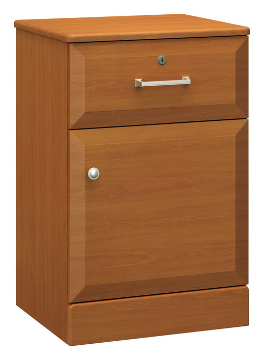 R7006 Resa One Door, One Drawer Bedside Cabinet w/ Lock