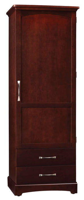 ALCOTT SINGLE DOOR WARDROBE WITH TWO DRAWERS