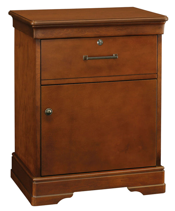 ORLEANS ONE DOOR, ONE DRAWER BEDSIDE CABINET WITH LOCK