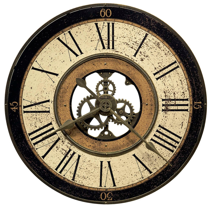 BRASS WORKS WALL CLOCK