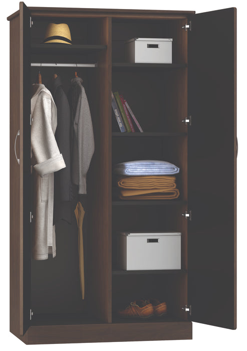 SERENO DIVIDED DOUBLE DOOR WARDROBE
