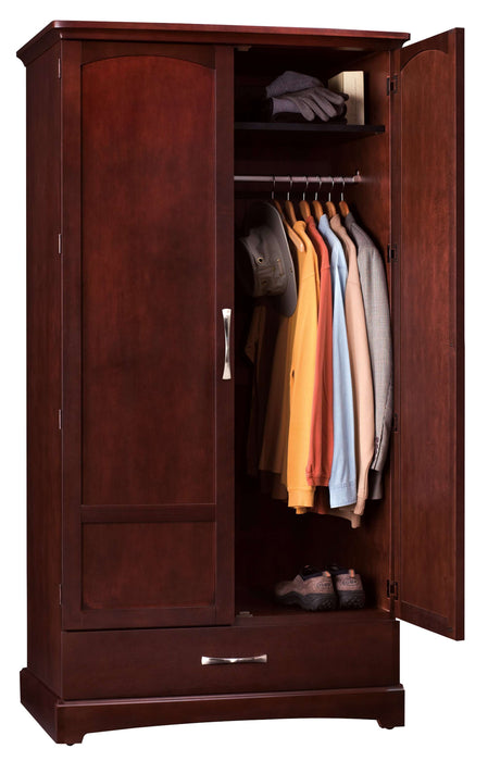 ALCOTT DOUBLE DOOR WARDROBE WITH DRAWER