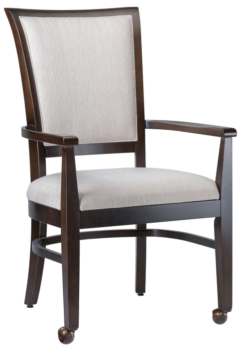 VALERIE ARM CHAIR WITH CASTERS