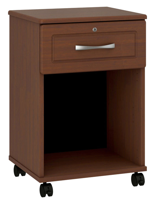 MUSA ONE DRAWER BEDSIDE CABINET WITH LOCK & CASTERS