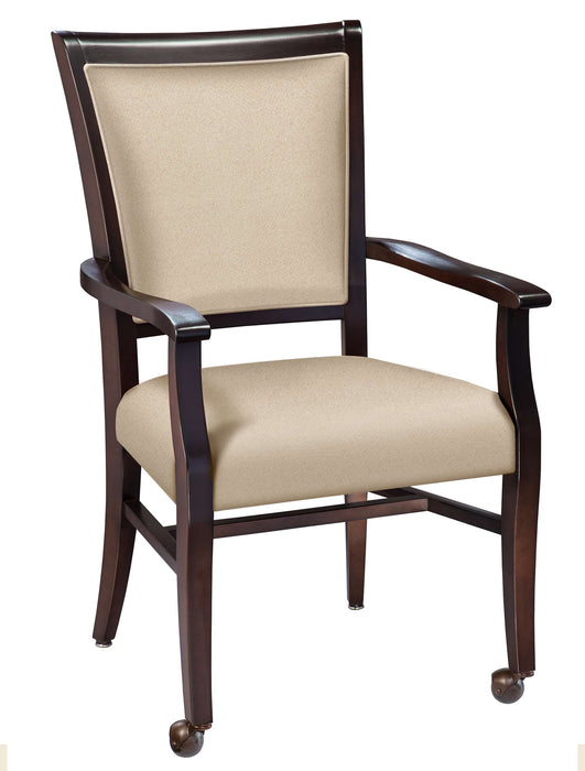 JAVIER ARM CHAIR WITH CASTERS