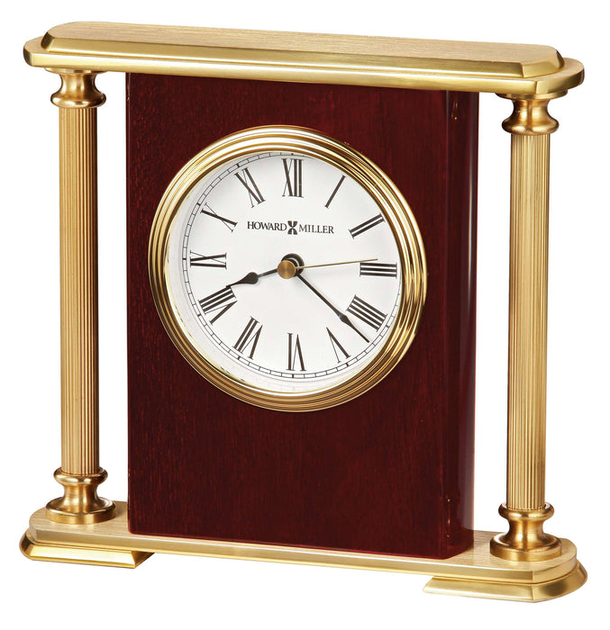 ROSEWOOD ENCORE BRACKET TABLETOP CLOCK