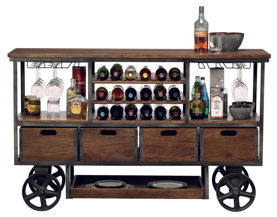 BUDGE WINE AND BAR CART