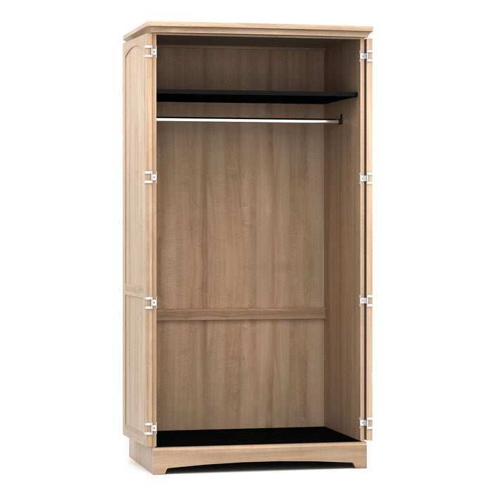 QUICK SHIP: ALCOTT DOUBLE DOOR WARDROBE