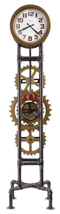 COGWHEEL GRANDFATHER CLOCK