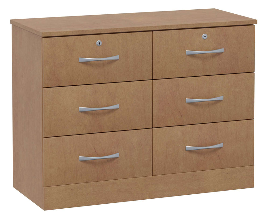 VALORE SIX DRAWER CHEST WITH LOCK