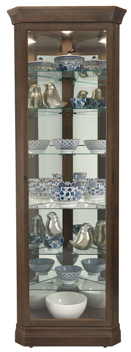 DELIA CORNER CURIO CABINET
