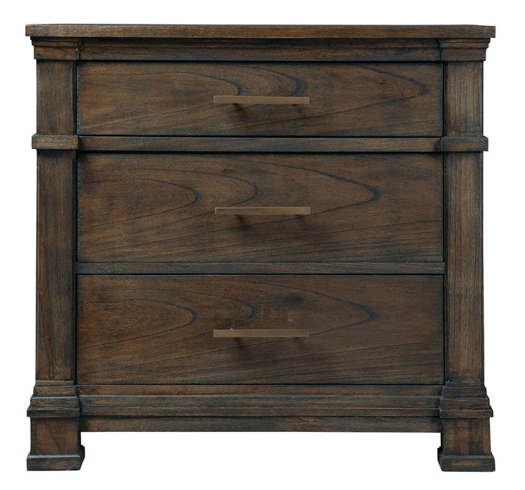 LINWOOD THREE DRAWER NIGHTSTAND