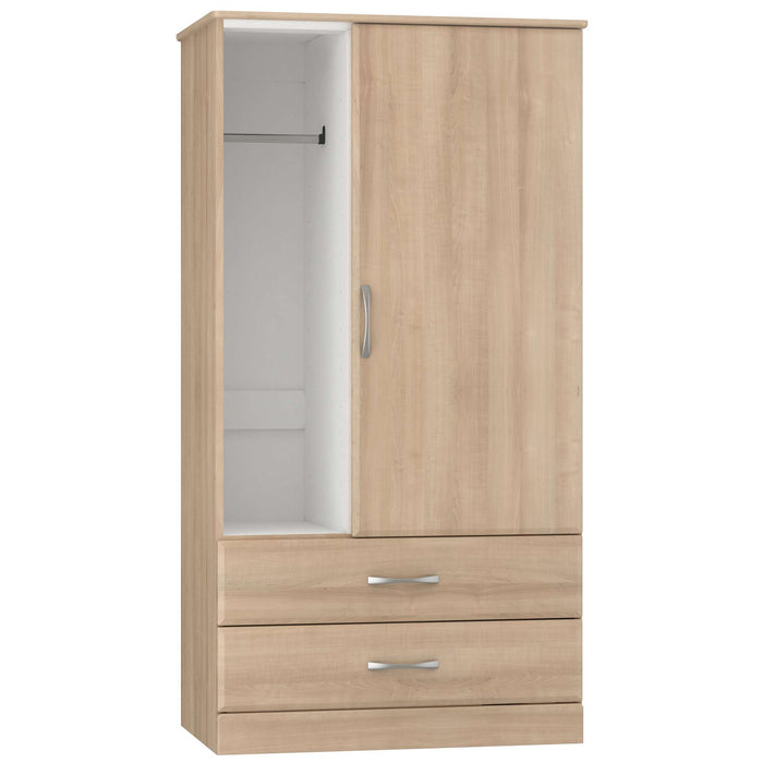 REVEAL WARDROBE: ONE DOOR, TWO DRAWERS