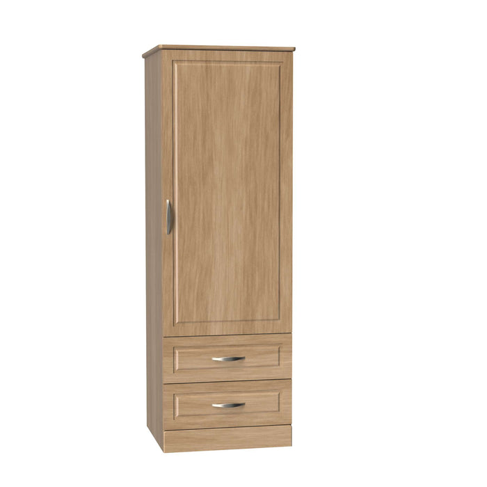 TRINCEA SINGLE DOOR WARDROBE WITH TWO DRAWERS