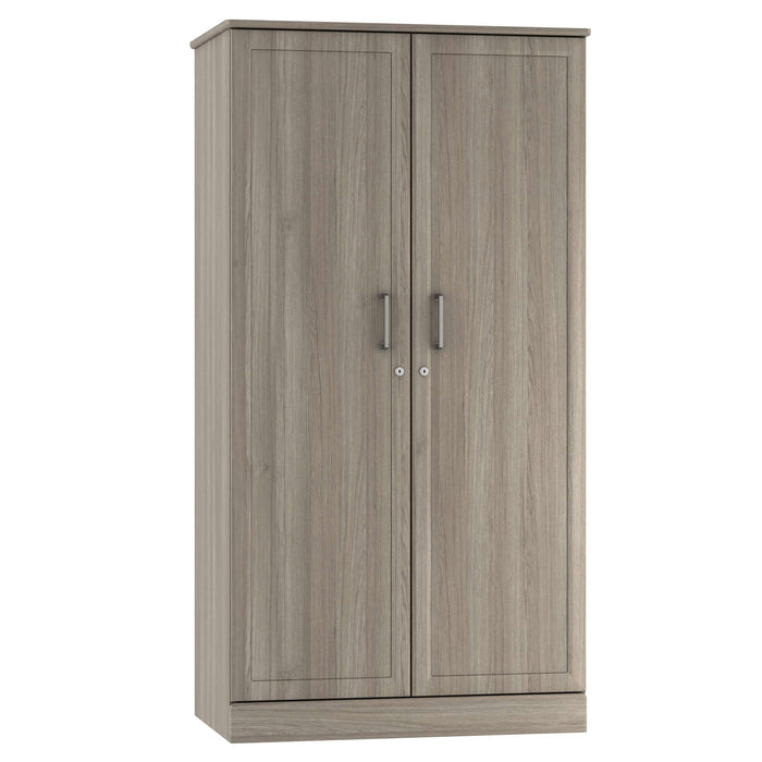 TANGENTE DIVIDED DOUBLE DOOR WARDROBE DUAL LOCKS