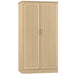 W7023 Ricca Divided Double Door Wardrobe Locking Right