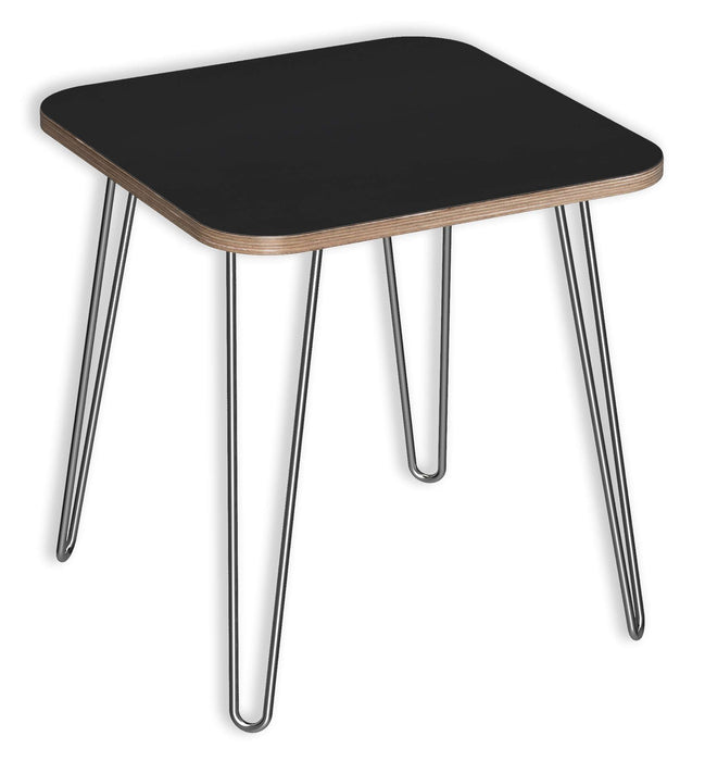 DESIGNERPLY SQUARE END TABLE: MATTE BLACK