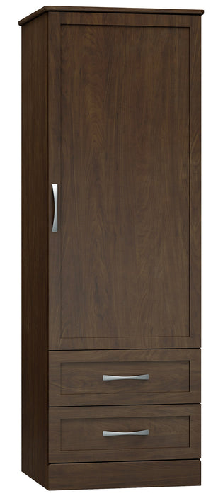 N7017 Sereno Single Door Wardrobe w/ Two Drawers