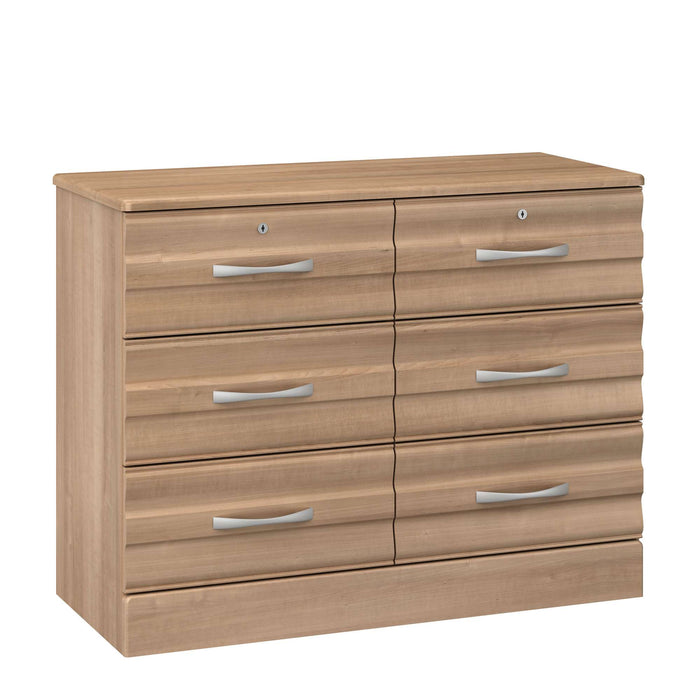 ONDA SIX DRAWER CHEST WITH LOCK