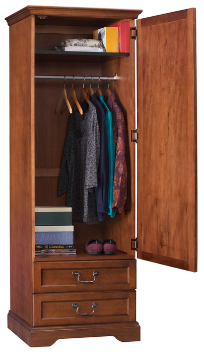 HAWTHORNE SINGLE DOOR WARDROBE WITH TWO DRAWERS