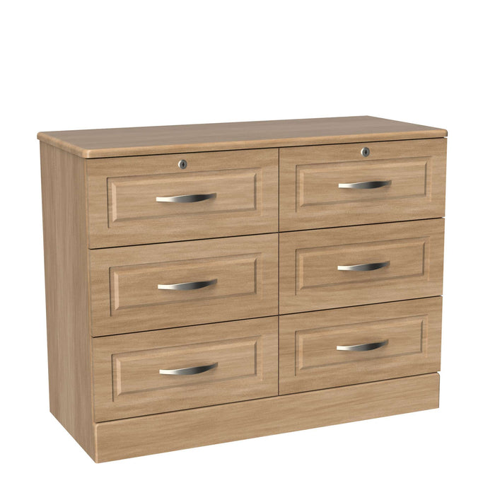 TRINCEA SIX DRAWER CHEST WITH LOCK